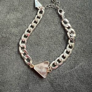 Erimish two tone link bracelet